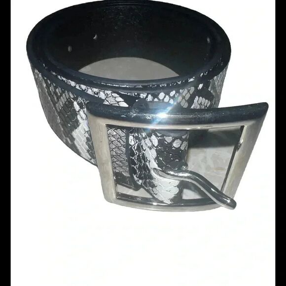 Halogen Jean Fit Black/White Women’s Belt Size XS - Picture 1 of 4